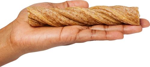 Show full view: Harvest Moon Hide Free 5-in Peanut Butter Puffed Twist Dog Treat, 5 count slide 4 of 5