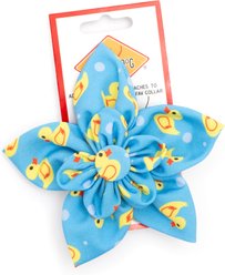 The Worthy Dog Rubber Duck Flower Dog Collar Accessory, Small slide 2 of 3