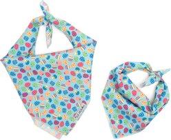 The Worthy Dog Easter Eggs Dog Bandana, Large slide 2 of 3