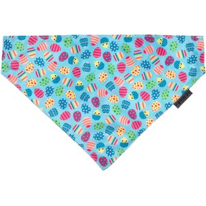 The Worthy Dog Easter Eggs Slide-on Dog Bandana, Small