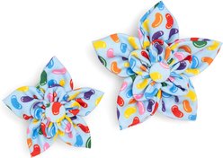 The Worthy Dog Jelly Beans Flower Dog Collar Accessory, Small slide 2 of 3