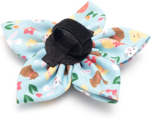 Show full view: The Worthy Dog Hoppy Easter Flower Dog Collar Accessory, Large slide 3 of 5