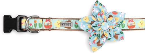 Show full view: The Worthy Dog Hoppy Easter Flower Dog Collar Accessory, Large slide 4 of 5