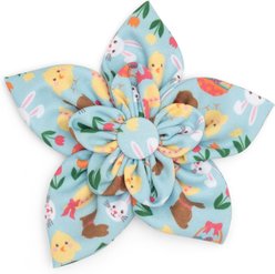 The Worthy Dog Hoppy Easter Flower Dog Collar Accessory, Small