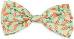 The Worthy Dog Crazy Carrots Dog Bow Tie, Large