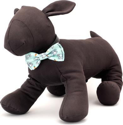 Show full view: The Worthy Dog Bunnies Dog Bow Tie, Small slide 2 of 3