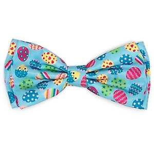 The Worthy Dog Easter Eggs Dog Bow Tie, Large