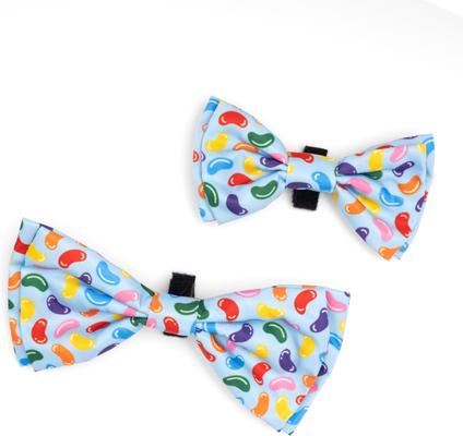 Show full view: The Worthy Dog Jelly Beans Dog Bow Tie, Large slide 2 of 3
