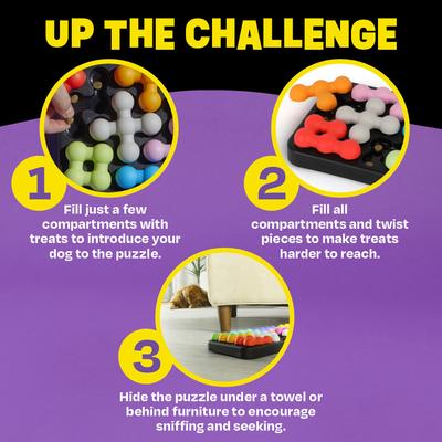 Show full view: Brightkins Kanoodle Puzzle Dog Toy, Small slide 4 of 8