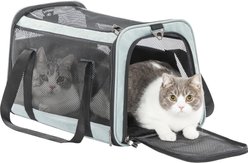 Petsfit Airline Approved Dog & Cat Carrier, Cyan-blue, 19 x 12 x 12 inches
