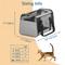 Show in main carousel: Petsfit Airline Approved Dog & Cat Carrier, Gray, 18 x 11 x 11 inches slide 2 of 9