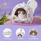 Show in main carousel: Lesure 2-in-1 Cat Cave Bed, Purple, Medium slide 5 of 9