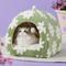 Show in main carousel: Lesure 2-in-1 Cat Cave Bed, Green, Large slide 6 of 9