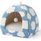 Show in main carousel: Lesure 2-in-1 Cat Cave Bed, Blue, Large slide 7 of 9