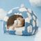 Show in main carousel: Lesure 2-in-1 Cat Cave Bed, Blue, Medium slide 6 of 9