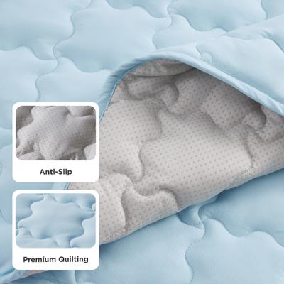 Show full view: Bedsure Thin Cooling Dog Crate Mat, Blue, X-Large slide 4 of 9