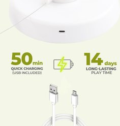 allforpaws Interactives Flutter Bug with Hide-N-Seek Cat Toy slide 2 of 9