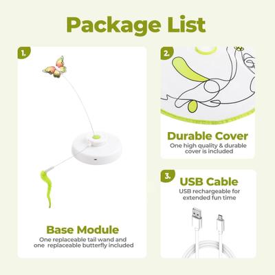 Show full view: allforpaws Interactives Flutter Bug with Hide-N-Seek Cat Toy slide 8 of 11