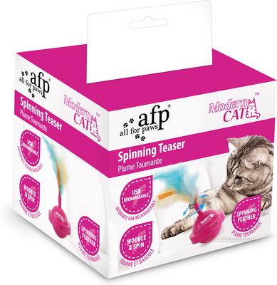 Show full view: allforpaws Modern Cat Spinning Teaser Cat Toy slide 9 of 9