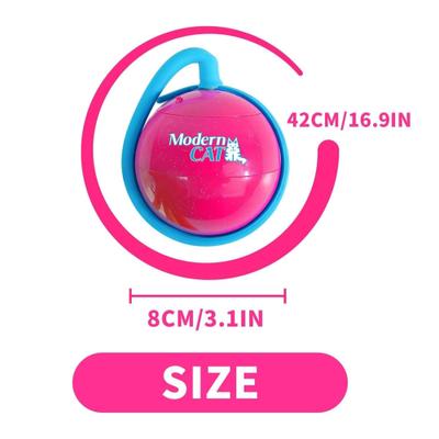 Show full view: allforpaws Modern Cat Whirling Tail Cat Toy, Rose Red slide 7 of 10