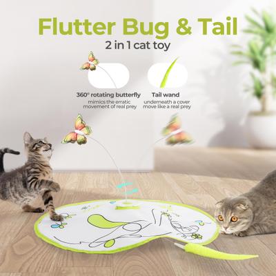 Show full view: allforpaws Interactives Flutter Bug with Hide-N-Seek Cat Toy slide 2 of 11