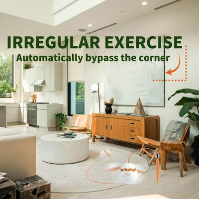 Show full view: allforpaws Modern Cat Dino Egg Spinner Cat Toy, White/Orange slide 3 of 10