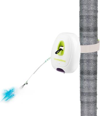 Show full view: allforpaws Interactives Jumping Wand with Post Adaptor Cat Toy, White slide 9 of 9