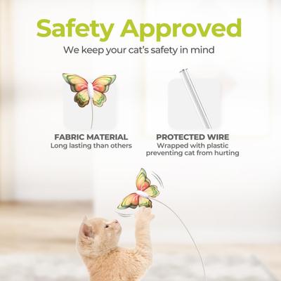 Show full view: allforpaws Interactives Flutter Bug with Hide-N-Seek Cat Toy slide 6 of 11