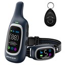 Aikeep 3300-ft Smart 2-in-1 Anti-Bark & Training Dog Shock Collar, Blue