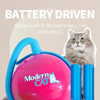 Show full view: allforpaws Modern Cat Whirling Tail Cat Toy, Rose Red slide 5 of 10