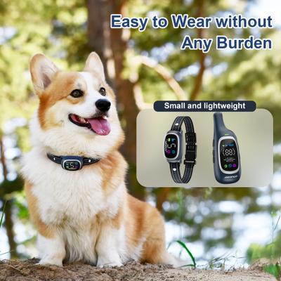 Show full view: Aikeep 3300-ft Smart 2-in-1 Anti-Bark & Training Dog Shock Collar, Blue slide 7 of 7
