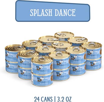Show full view: Weruva Cats in the Kitchen Splash Dance Chicken & Ocean Fish Au Jus Grain-Free Canned Cat Food, 3.2-oz, case of 24 slide 3 of 13