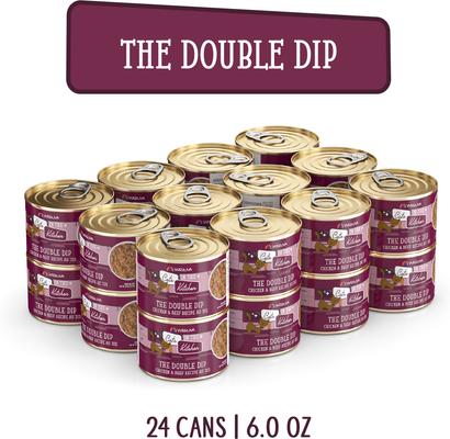 Show full view: Weruva Cats in the Kitchen The Double Dip Chicken & Beef Au Jus Grain-Free Canned Cat Food, 6-oz, case of 24 slide 3 of 13