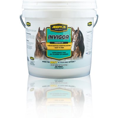 Adeptus Adeptus Invigor Prebiotic Digestion Formula Powder Horse Supplement, 10-lb tub