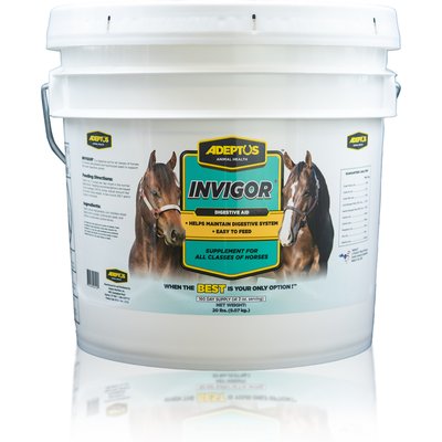 Adeptus Adeptus Invigor Prebiotic Digestion Formula Powder Horse Supplement, 20-lb tub