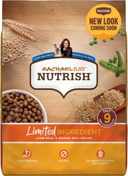Rachael Ray Nutrish Limited Ingredient Lamb Meal & Brown Rice Recipe Dry Dog Food, 6-lb bag