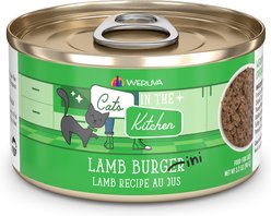 Weruva Cats in the Kitchen Lamb Burgini Lamb Au Jus Grain-Free Wet Cat Food, 3.2-oz, case of 24 slide 1 of 9