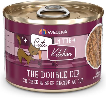 WERUVA Cats in the Kitchen The Double Dip Chicken Beef Au Jus