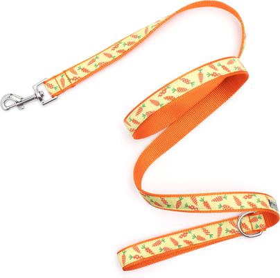 Show full view: The Worthy Dog Crazy Carrots Dog Lead, Green, Large: 5-ft long, 1-in wide slide 3 of 3