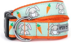 The Worthy Dog Bunnies Dog Collar, Mint Green, X-Small: 8 to 14-in neck, 5/8-in wide: 5 to 11-in neck, 1/2-in wide