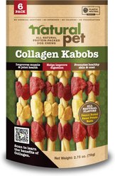 Natural Pet Collagen Kabobs Natural Dog Chew Treats, 6 count