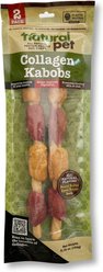 Natural Pet Collagen Jumbo Kabobs Natural Dog Chew Treats, 2 count
