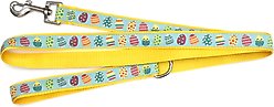 The Worthy Dog Easter Eggs Dog Lead, Blue, Large: 5-ft long, 1-in wide slide 2 of 3