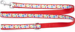 The Worthy Dog Jelly Beans Dog Lead, Blue, Large: 5-ft long, 1-in wide slide 2 of 3