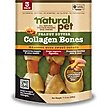 Show in main carousel: Natural Pet Collagen Bones Peanut Butter with Sweet Potato Natural Dog Chew Treats, 3 count slide 1 of 3
