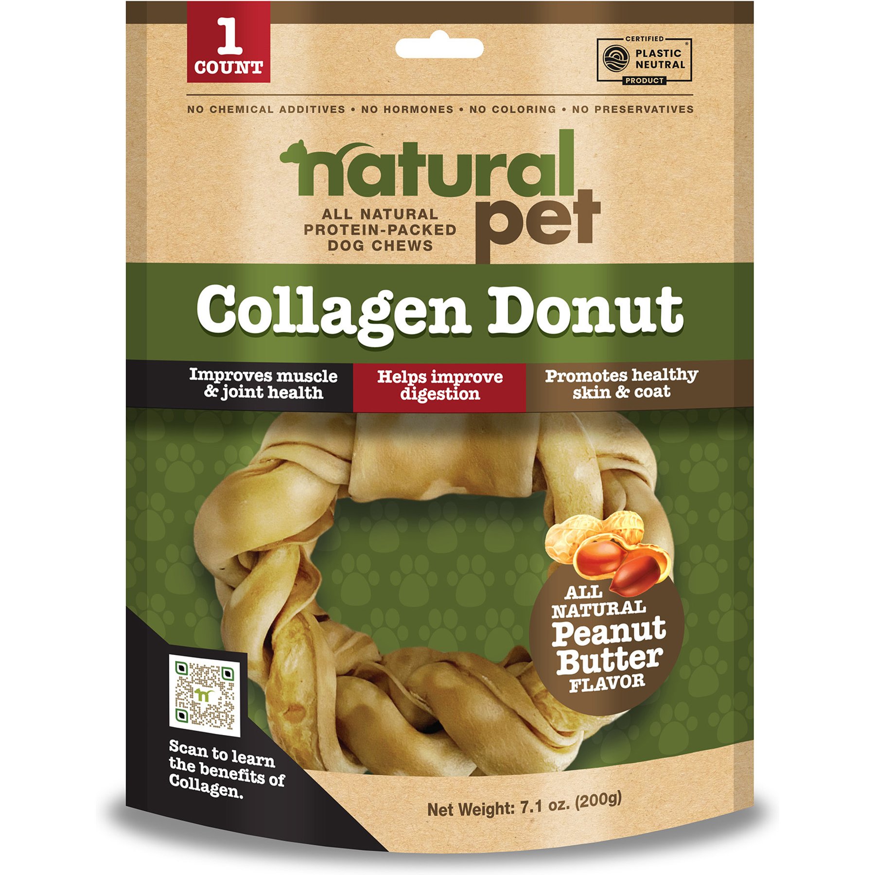 Natural Pet Collagen Donut Natural Dog Chew Treat
