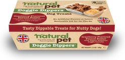 Natural Pet Doggie Dippers Cranberry Flavored Peanut Butter Dog Treats, 3.5-oz tray