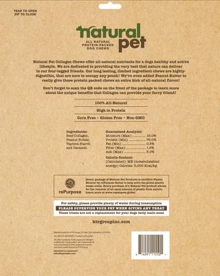 Show full view: Natural Pet Collagen Chips Natural Dog Chew Treats, 16-oz bag slide 3 of 5