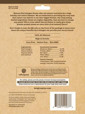 Show full view: Natural Pet Collagen Twists Stix Natural Dog Chew Treats, 20 count slide 3 of 4