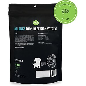 Get Joy Superfood Beef Organ Kidney High Protein, Grain & Gluten-Free Freeze-Dried Dog Treats, 4-oz bag